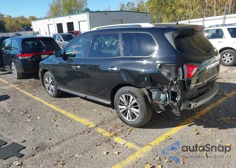 2018 Nissan Pathfinder Sl z USA, uszkodzony, nr VIN 5N1DR2MM8JC637049
